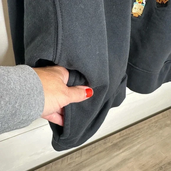 Disney 100 Hoodie Black Sweatshirt Disney Parks 100th Anniversary Pullover - Picture 2 of 8